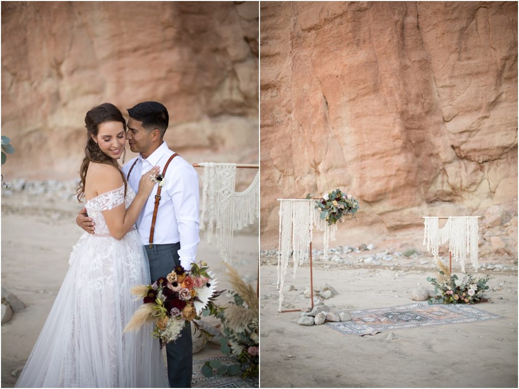 Boho Desert Inspired Wedding Anza Borrego Ca