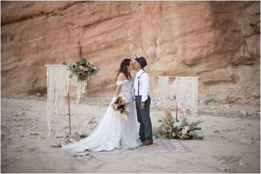 Boho Desert Inspired Wedding Anza Borrego Ca