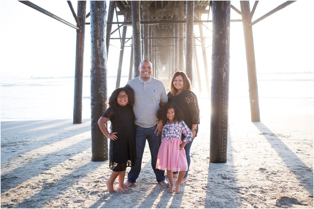 Family session oceanside pier | Aubrey Rae