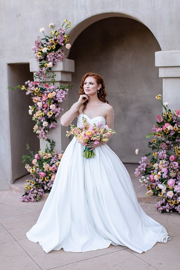 girl in white wedding dress southern charm inspiration | AubreyRae.com