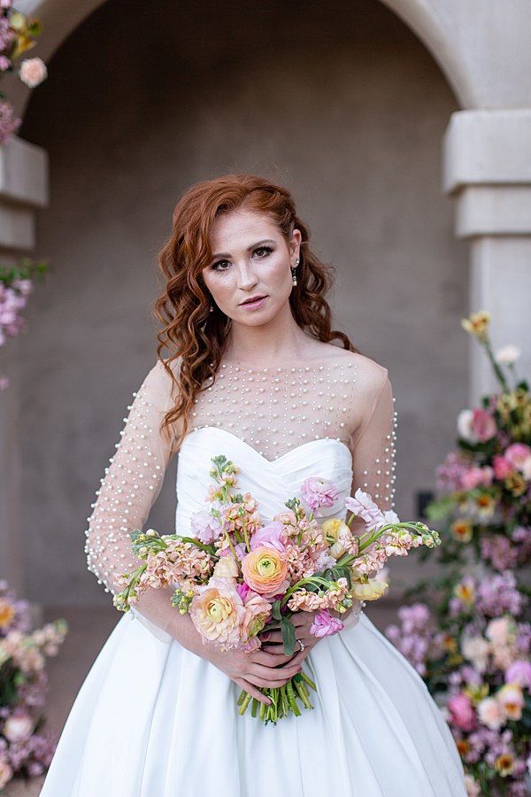 girl in white wedding dress southern charm inspiration