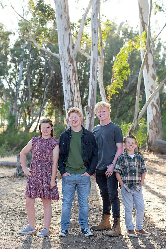 Skyes Ranch Park Murrieta | Aubrey Rae | four kids standing together