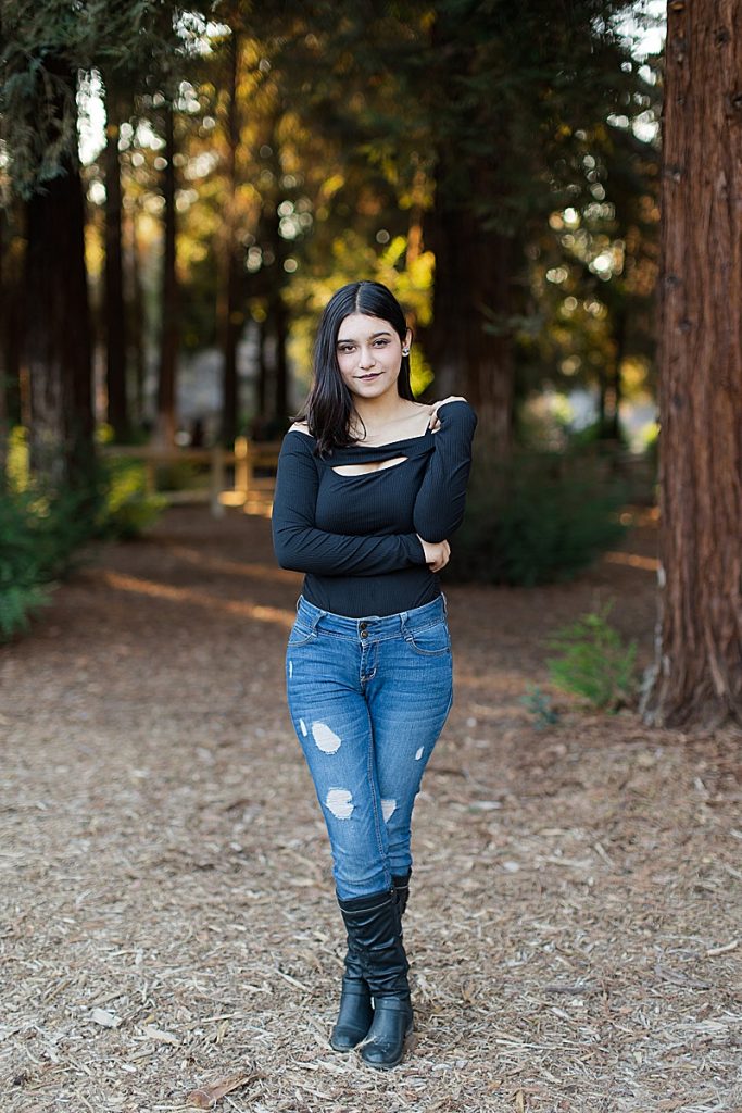 Fall Senior Redwood Session | Photography by Aubrey Rae