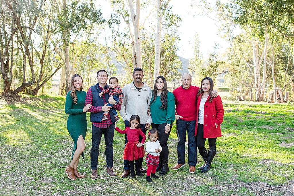 Family Christmas Portraits | Sykes Ranch Park Murrieta, Ca | AubreyRae.com