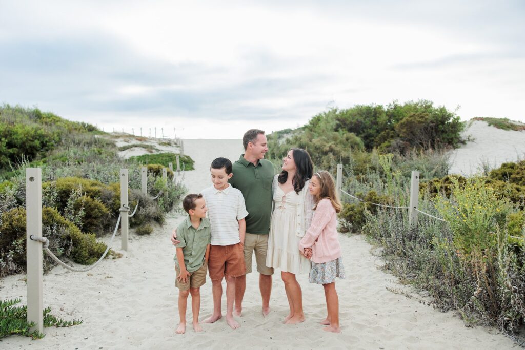 Family Photos at Solona Beach Southern California