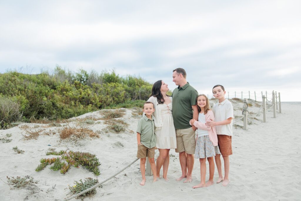 Family Photos at Solona Beach Southern California