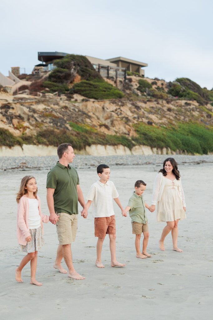 Family Photos at Solona Beach Southern California