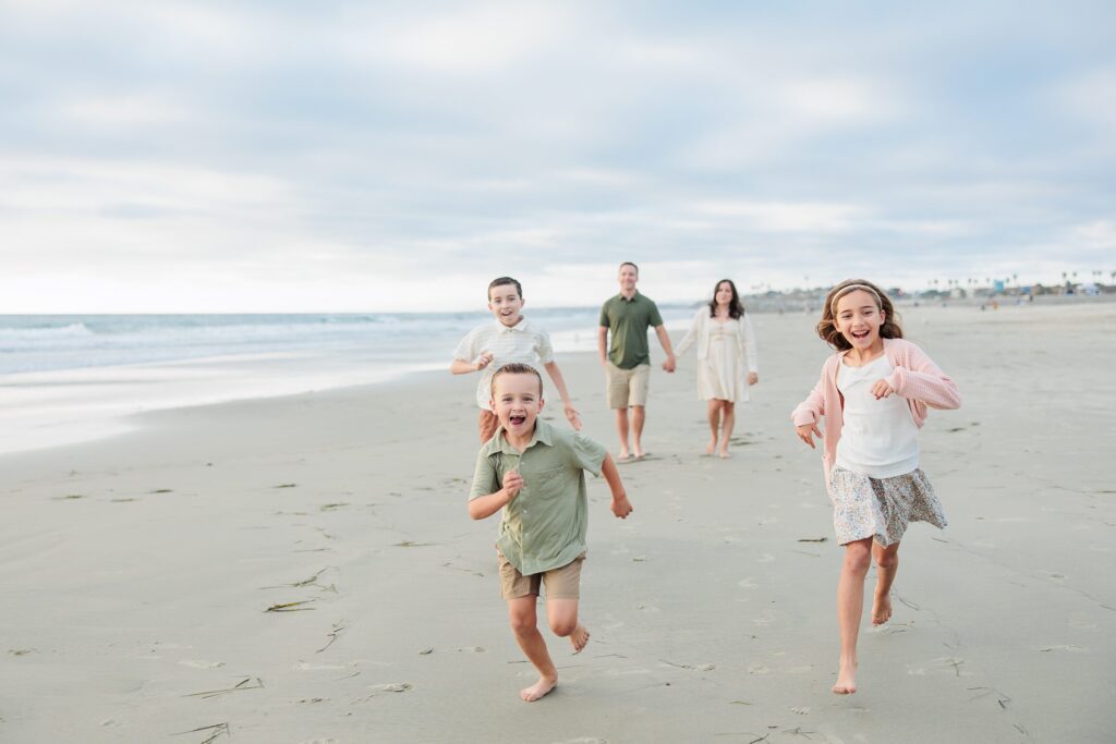 Family Photos at Solona Beach Southern California