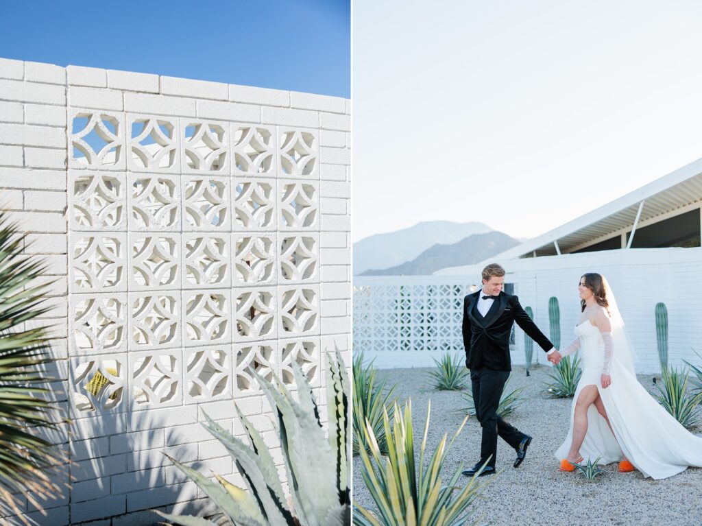 Southern California wedding photographer | Aubrey Rae | The desert White House wedding venue Palm Desert