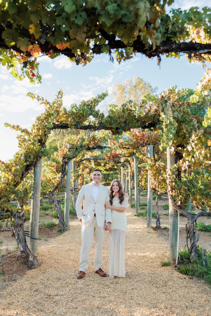 southern california wedding welcome party dinner Wilson Creek winery