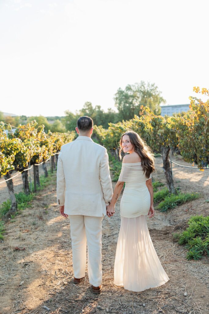 southern california wedding welcome party dinner Wilson Creek  winery