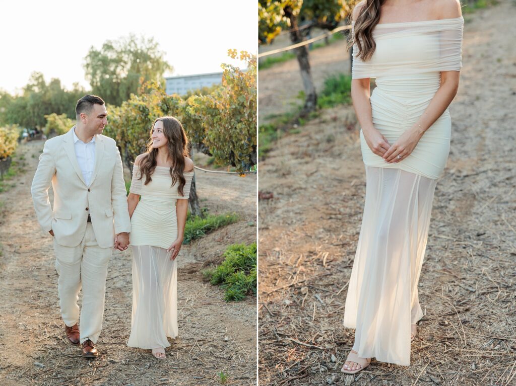 southern california wedding welcome party dinner Wilson Creek winery