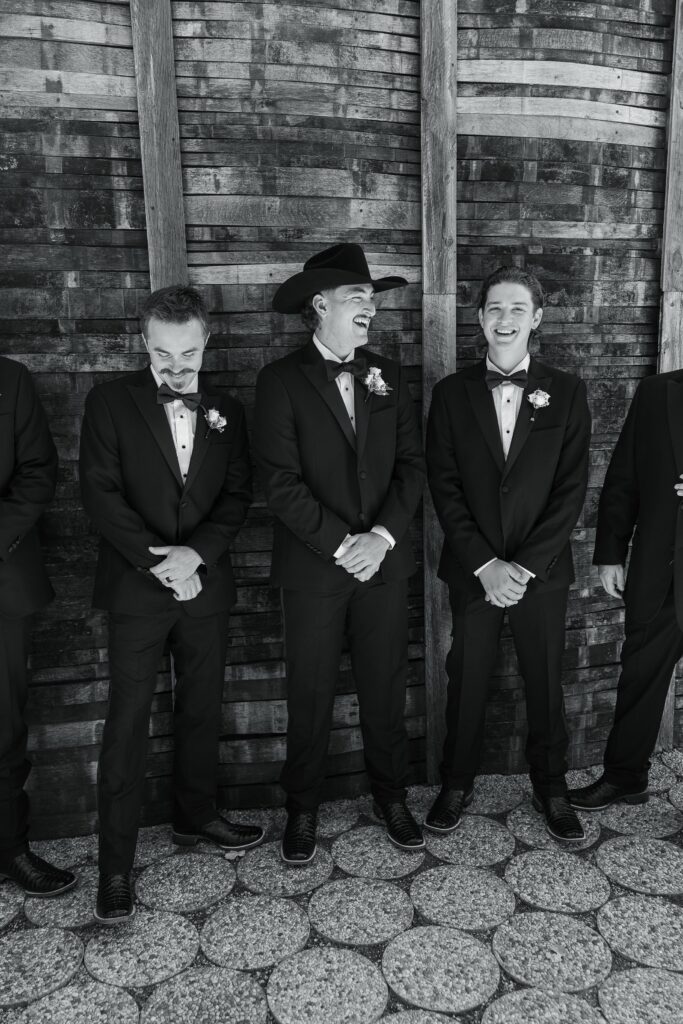 groom with groomsmen