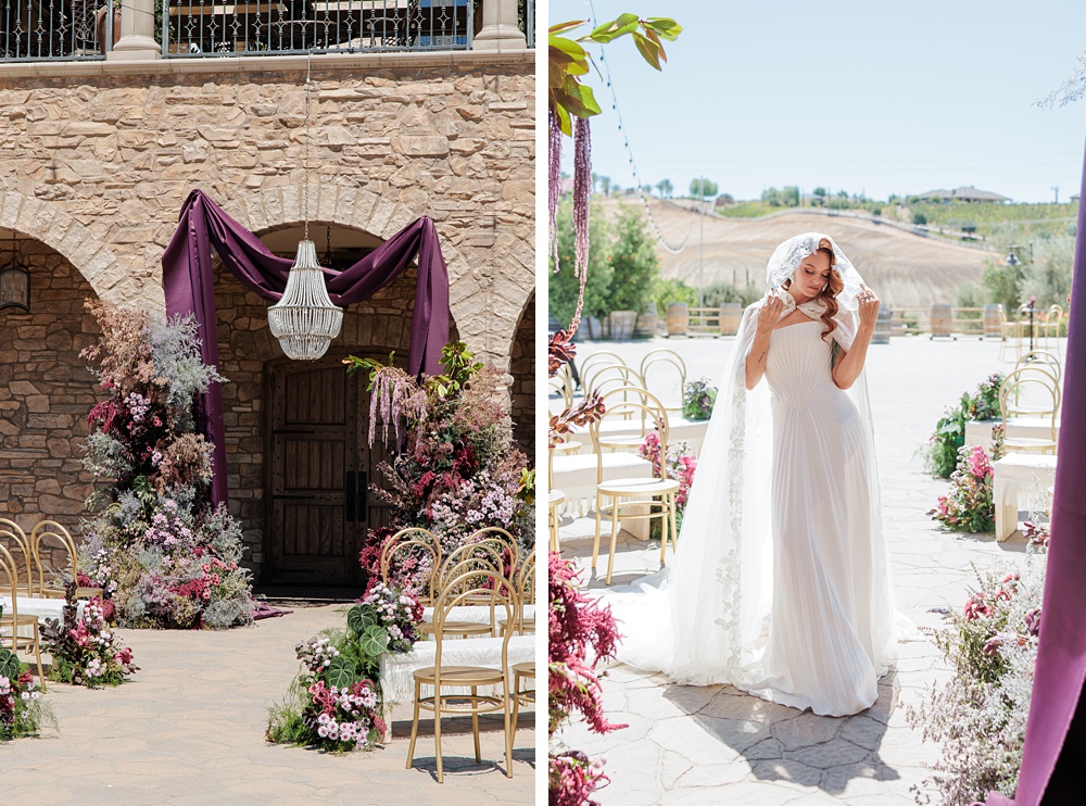 Featured in Southern Bride Magazine Europa Winery Temecula wedding venue