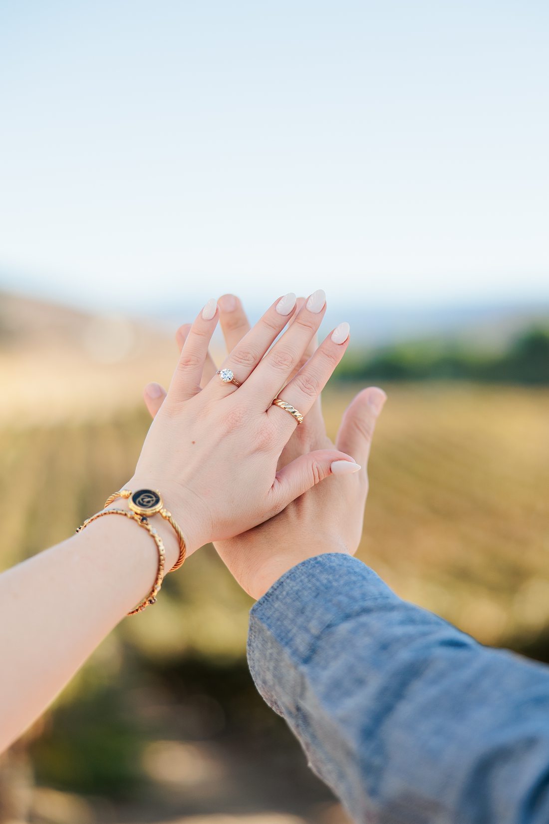 Temecula proposal photographer | Leoness Winery | engagement ring